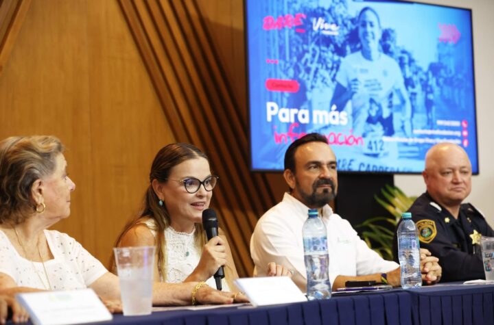 Invita Cecilia Patrón a familias meridanas a participar contra las adicciones con la carrera D.A.R.E. 2026 “Correr con Valentía y Corazón”. 