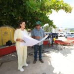 Cecilia Patrón supervisa obras de mejoramiento urbano en el centro y oriente de la ciudad; “Para Mérida todo lo mejor”
