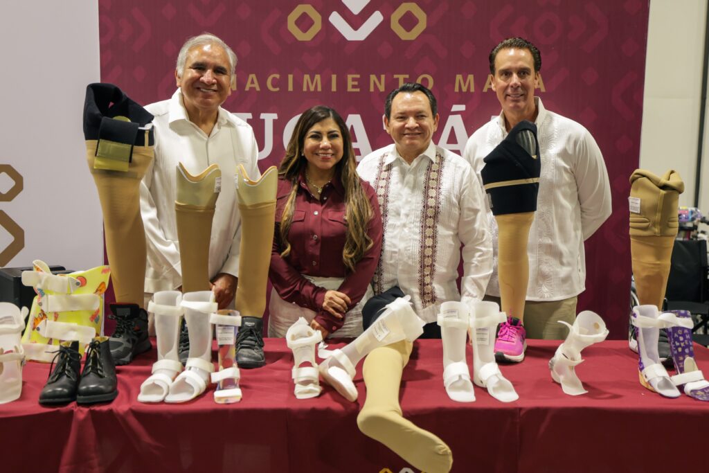Renacimiento Maya y Gobierno de México suman esfuerzos para entregar 1,147 aparatos de movilidad en los 106 municipios de Yucatán