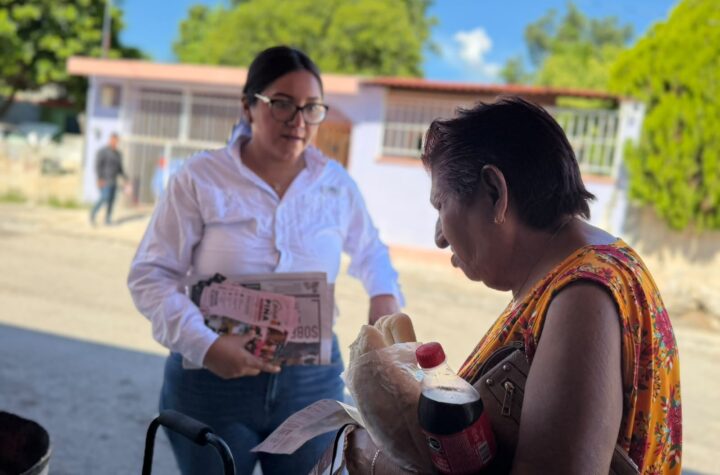 Atiende la regidora Georgina Piña demandas ciudadanas en colonias del Sur de Mérida
