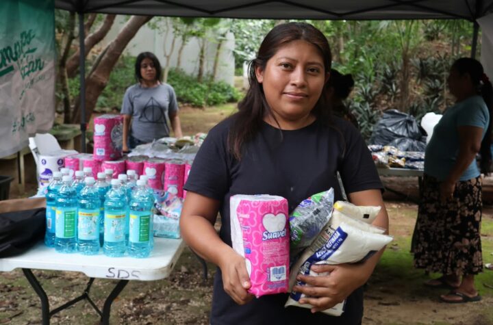 Familias intercambian residuos por productos de la canasta básica en Mercado Circular de Mérida