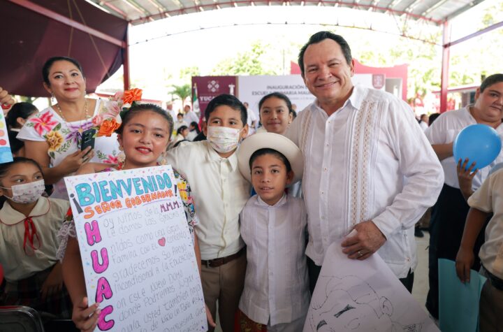Renacimiento Maya invierte siete millones de pesos en infraestructura educativa digna en Sucilá  