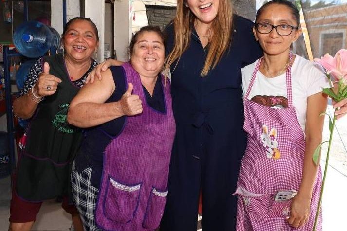 Cecilia Patrón da continuidad al reordenamiento de Mérida de la mano de comerciantes del Centro Histórico.