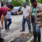 Adrián Gorocica gestiona soluciones para vecinos de Los Almendros III ante problemas de inundaciones